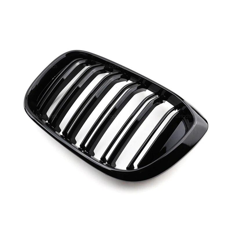 Car Front Bumper Grilles Kidney Racing Grill For BMW G01 X3 G02 X4 2018-21 Double Slat Replacement Grille Accessories