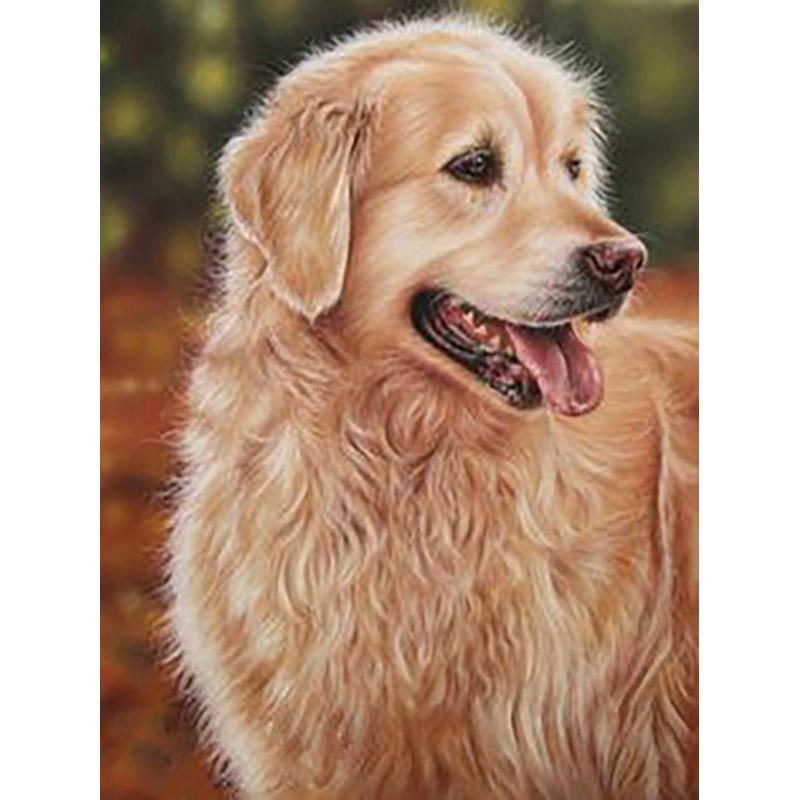 

Полный круглый алмазная живопись собака 5D DIY животное Алмазная вышивка набор крестиков подарок ручной работы украшение дома настенное искусство Full Round 20x30CM