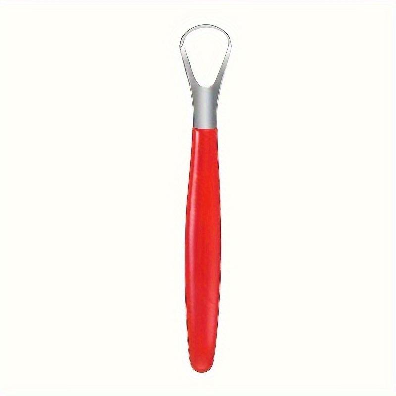 

A Stainless Steel Tongue Scraper Designed to Bad Breath, This Reusable Oral Hygiene Tool Serves As a Tongue Cleaning Beauty