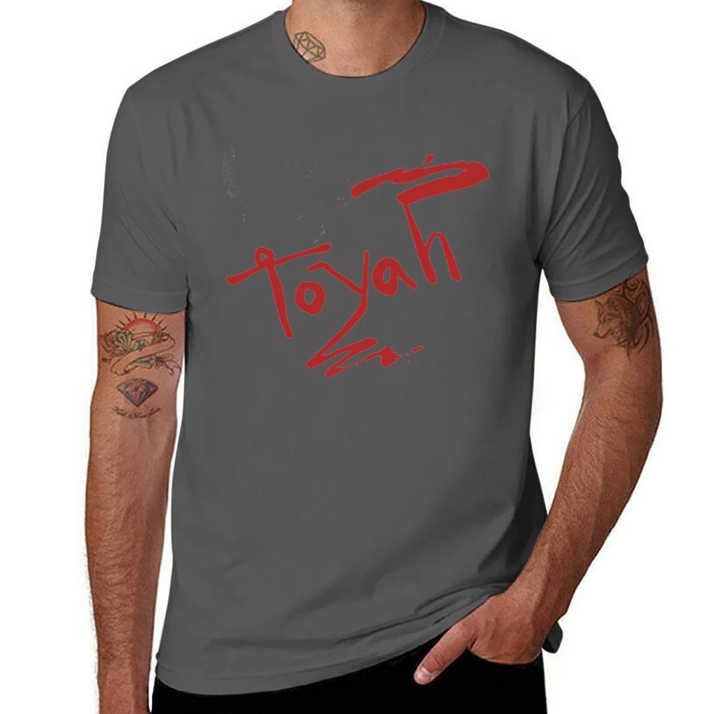 Toyah Band T-Shirt Blacks Short Sleeve Tee Clothing for Men