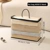 Large Capacity Pvc Storage Bag With Zipper For Bedroom Travel And Clothes Organization