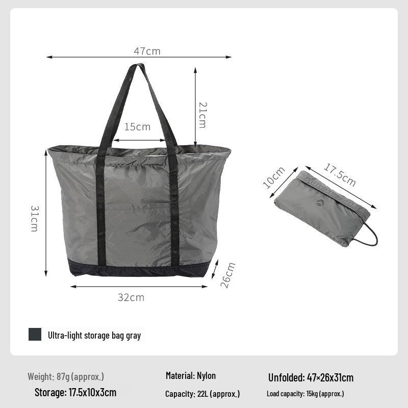 Koman B-86-H Ultra-light Self-storing Water-repellent Multi-purpose Bag for Camping, Sports, Commuting, and Grocery Shopping