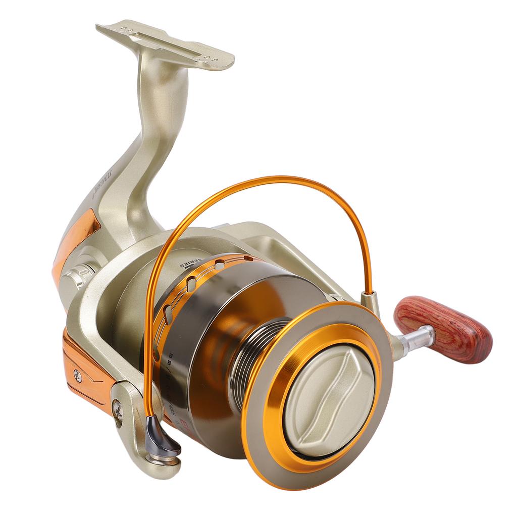 EF9000 Spinning Fishing Reels Smooth Powerful Metal Body 12BB Aluminum Alloy Fish Reel for Saltwater Freshwater