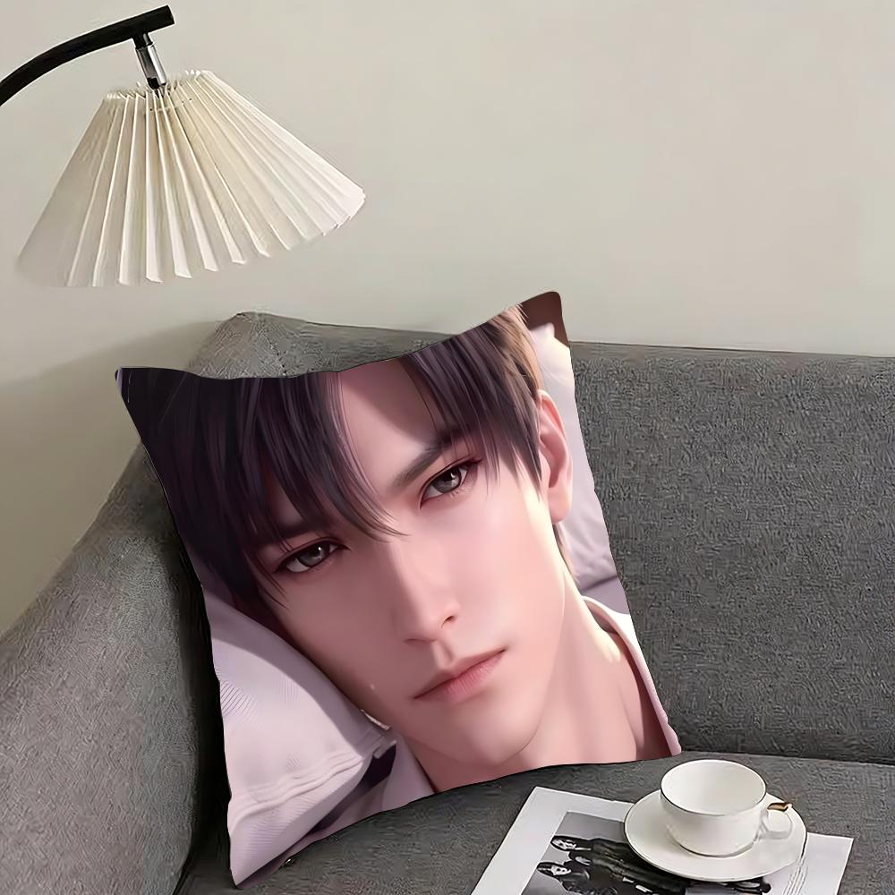 

Love And Deepspace Zayne Cushion Cover Pillowcase Ultra Soft Skin Friendly Fabric Cloud Like Comfort Concealed Zipper 30x30cm