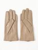 Ray Beams Women's Leather Gloves, 2025AW, Beige Free