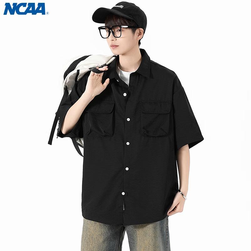 NCAA Men s Ice Silk Quick-Dry Short Sleeve Shirt 4XL