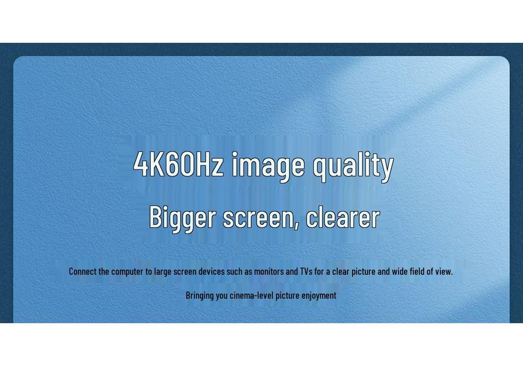 4K HDMI Adapter for Laptop To TV/Projector Display