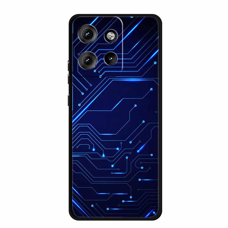 Etui do Motorola Edge 50 Neo Zwierzęta Miękki Silikon TPU Etui na Telefon Tylna Pokrywa Dla Motorola Moto S50 5G Wilk Ochrona Nowe Coque