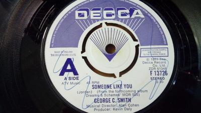 7inch Record GEORGE C. SMITH - Someone Like You F13726PROMO Decca 1977 UK Folk Used