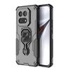 KEYSION Shockproof Armor Case for IQOO 15 5G Soft Silicone+PC Upright Metal Live Ring Stand Phone Back Cover for IQOO 15