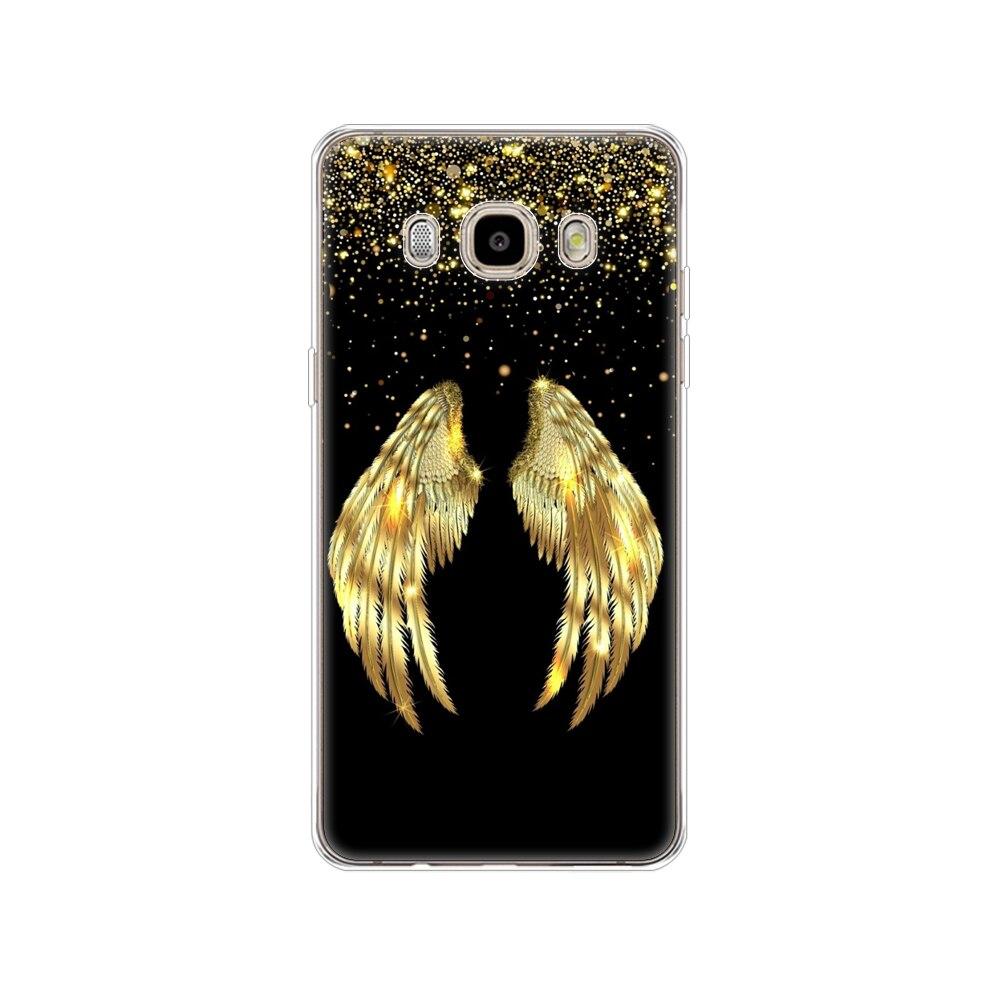 Case FOR Samsung Galaxy J7 J5 2016 Case J710 510F Cover FOR Samsung J7 J5 2016 Case Shell Winter Snow Christmas