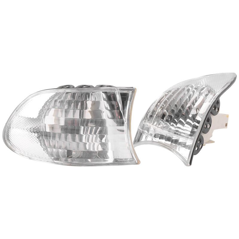 Powerful 1Pair Lens Clear Corner Lights Parking Lamps For BMW 7-Series E38 1999-2001 63138379108 63138379107 Side Turn Signals P