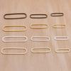 20pcs Metal Oval Hollow Frame Charms Pendant Earrings Bracelet Necklace Connectors for DIY Jewelry Making Findings Wholesale