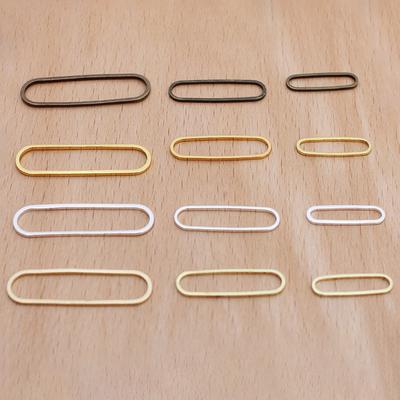 20pcs Metal Oval Hollow Frame Charms Pendant Earrings Bracelet Necklace Connectors for DIY Jewelry Making Findings Wholesale