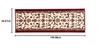 IKEHIKO Mendel Wine Entrance Mat, Dynasty Pattern, Approx. 30 x 110 cm, Step Stile, Washable, #2028020
