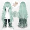 Anime Takatsuki Sen Cosplay Wig Long Green Gradient Curly Hair Heat Resistant Hair Woman Wigs Halloween Party