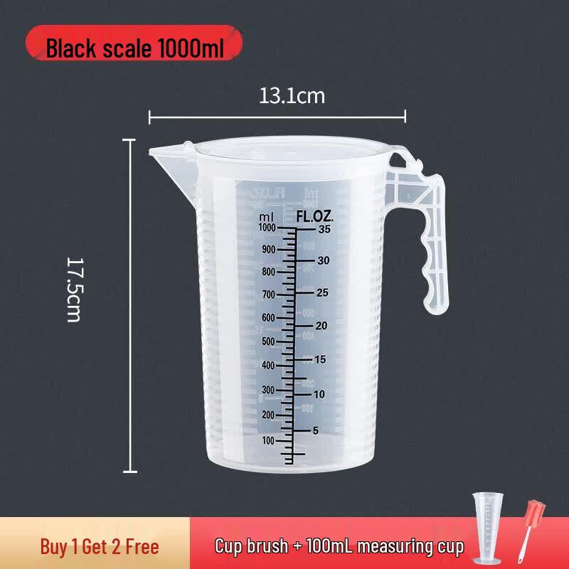ZISIZ Graduated Plastic Measuring Cup