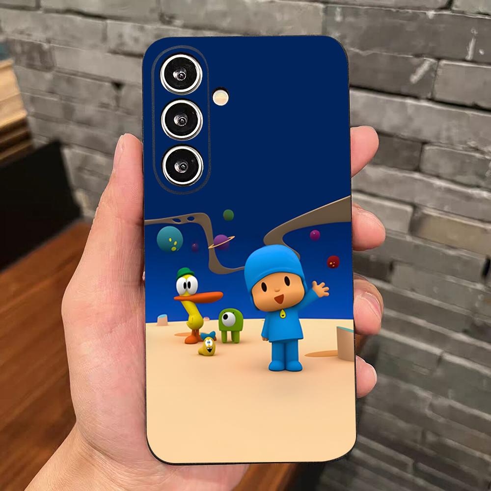 

Cartoon P-Pocoyo Phone Case For Samsung S26 S25 Edge S24 S23 S22 S21 S20 Ultra Plus Fe Galaxy Silicon Cover Galaxy S22
