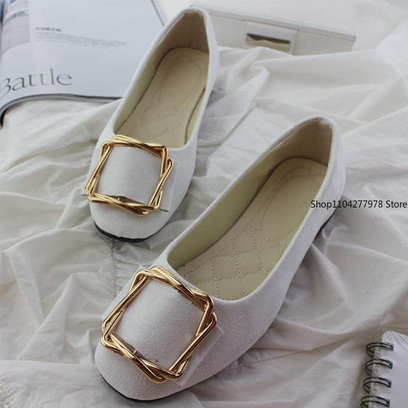 Fashion Women Flats Luxury Elegant Pumps 2025 Woman Loafers Summer Moccasins Ballerinas Flat Casual Shoes Ladies Plus Size 43
