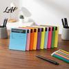 Self Adhesive Page Markers Fluorescent Horizontal Line Sticky Notepad Strong Removable Memo Multi Color Note Sets Pad Multi-color Lined Paper
