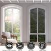 1pc Mirror Effect One Way Vision Window Film Privacy Protection Anti-UV Rejection Solar Protection Window Tint Building Sticker