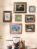 European Solid Wood Wall Hanging Frame Set Room Aesthetics Photo Frame Living Room Background Photo Frames Vintage Home Decor