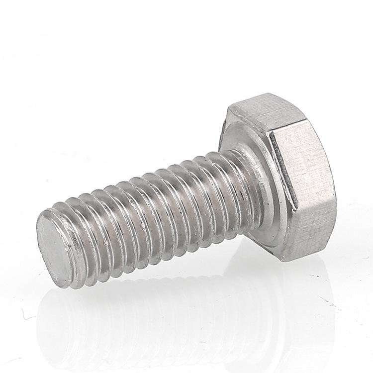 304 Stainless Steel Hexagon Bolt DIN933, Full Thread, Sizes M10-M16