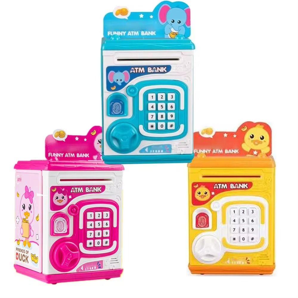 Money Box Electronic Bank Safe Box Fingerprint Children Money Boxes  Children/Kids