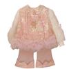Autumn Three-Piece Chinese-Style Outfit for Baby Girls - Long Sleeve New Year Performance Set