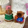 Cute Jersey Kapibala Plush Dolls Playing Basketball Capybara Dolls Bag Pendant Children's Day Gift