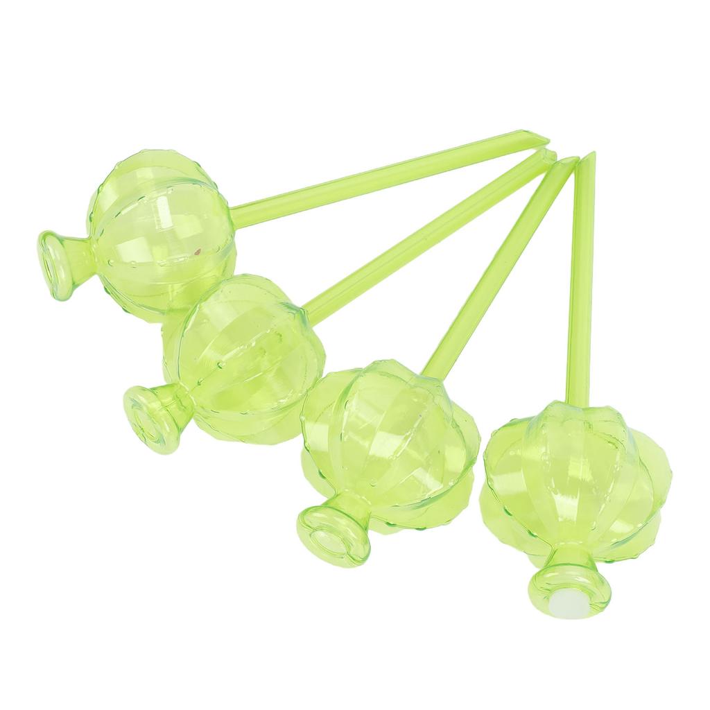 4PCS Self Watering Planter Inserts Transparent Plastic Automatic Plant Watering Globe for Gardening