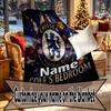 Custom Name Personalized Chelsea F.C Print Blankets, Home Decor, Bedroom, Sofa, Camping, Couch, Gifts for Birthday Christmas