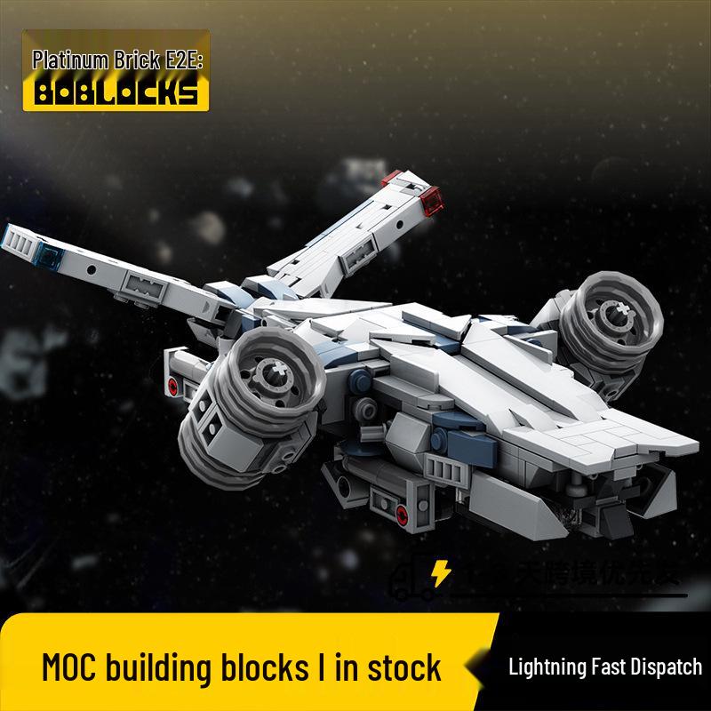 T2 Judgment Day Flying Vehicle Model Building Blocks Toy MOC-139142 Spaceship