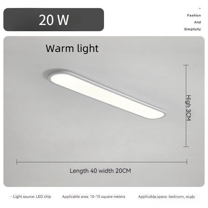 Modern Minimalist Strip Cloakroom Aisle Balcony Light Corridor Hallway Nordic Master Bedroom Lights Household LED Ceiling Light