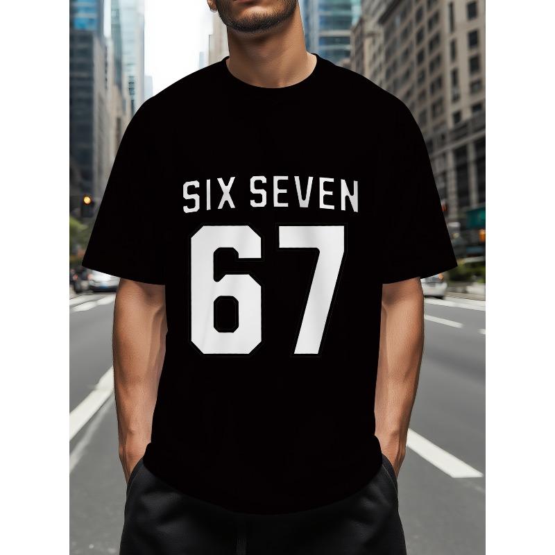 Men s Print T-Shirt - Casual Short Sleeve Round Neck Summer Top. Christmas Gift for Men - Machine Washable, PLUS SIZE S чёрный