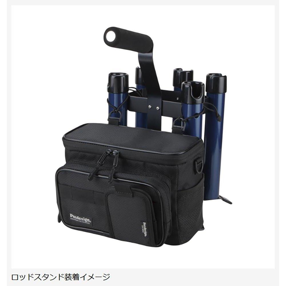 Pazdesign Rod Stand Bag + Pouch Black PAC-402 Insulated Fishing Tackle Bag for Rod Stand