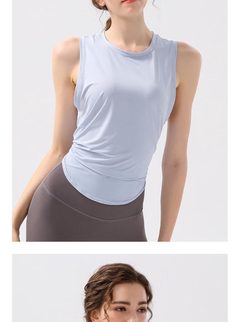 Women's Loose Fit Mesh Yoga Top - Breathable, Sweat-Wicking Sports Outerwear