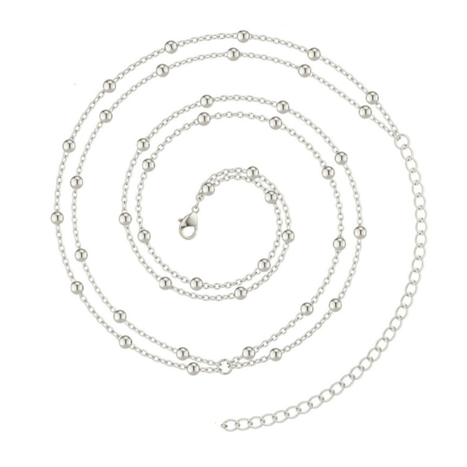 

Блингблинг Пояс Стильный Современный Пояс-цепочка из бусин Многослойная Изысканная Цепочка Цепочка для живота для танца живота серебряный