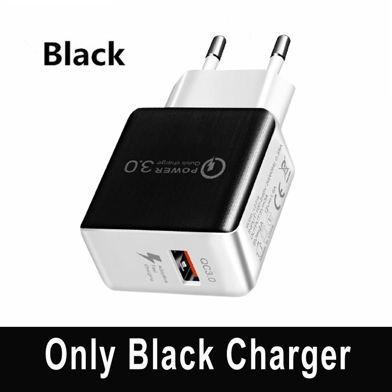 3.0 Fast Travel Wall Charger USB Phone Adapter Charge Bank For OPPO A55 A53S A93S A74 A94 5G A53 Type-C USB Cable EU Plug