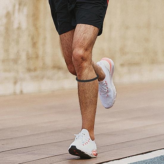 

2 шт. силиконовый ремень для поддержки сухожилия надколенника, облегчение боли в колене, стабилизатор надколенника для баскетбола, пешего туризма, футбола, бега, джемперов чёрный