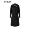 Ports Women's 2022 Autumn/Winter Wool-Cashmere Blend Coat