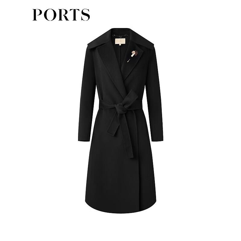 PORTS Women's 2022 Fall/Winter Wool Cashmere Blend Coat