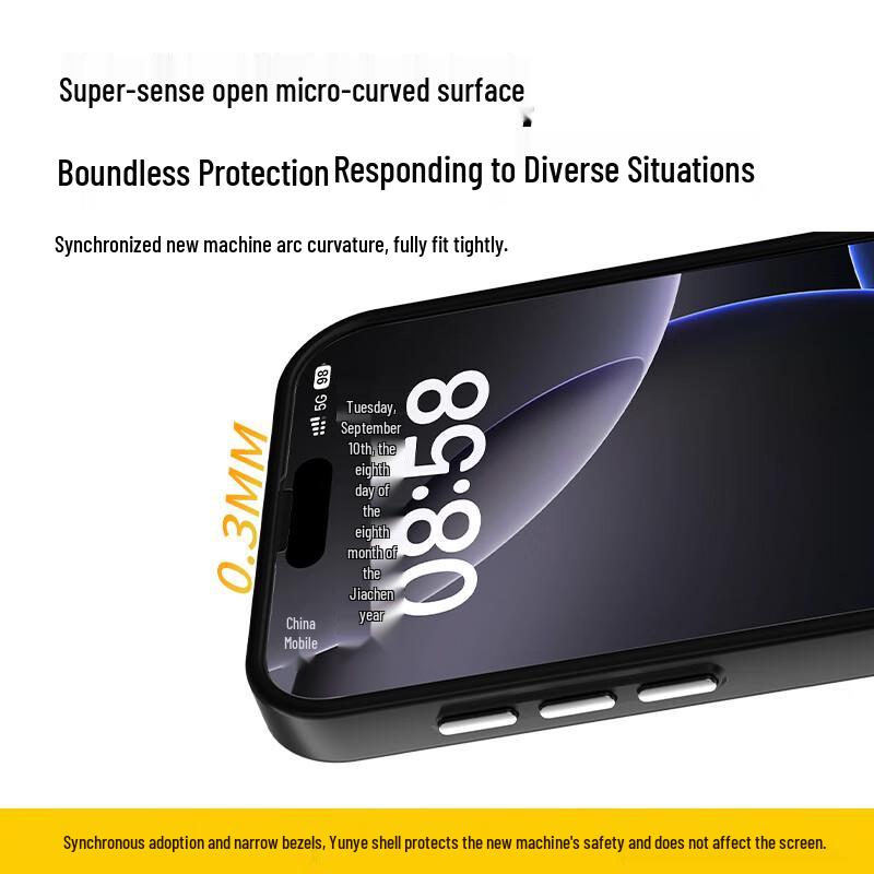 KEKLLE Matte Skin-Feel iPhone 16 Series Protective Case