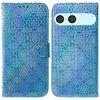 For Sony Xperia 10 VII Stand Case Dazzling Flower Leather Phone Cover with Wrist Strap