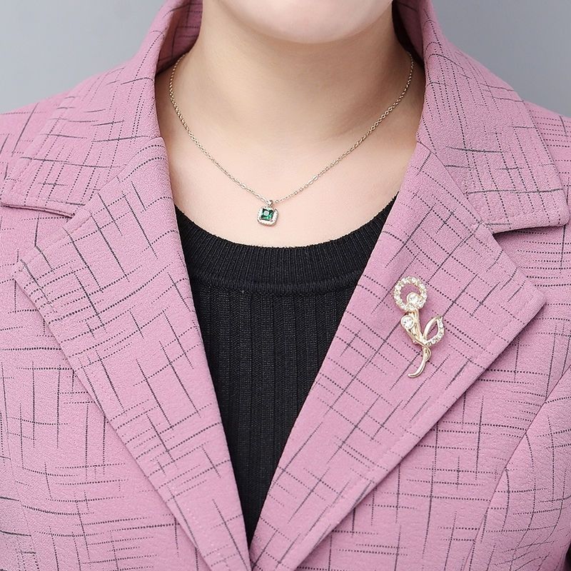 New Women Printed Suit Jacket Spring Autumn Office Outerwear Female Casual Blazer Professional Women's Clothing Light Purple 5XL