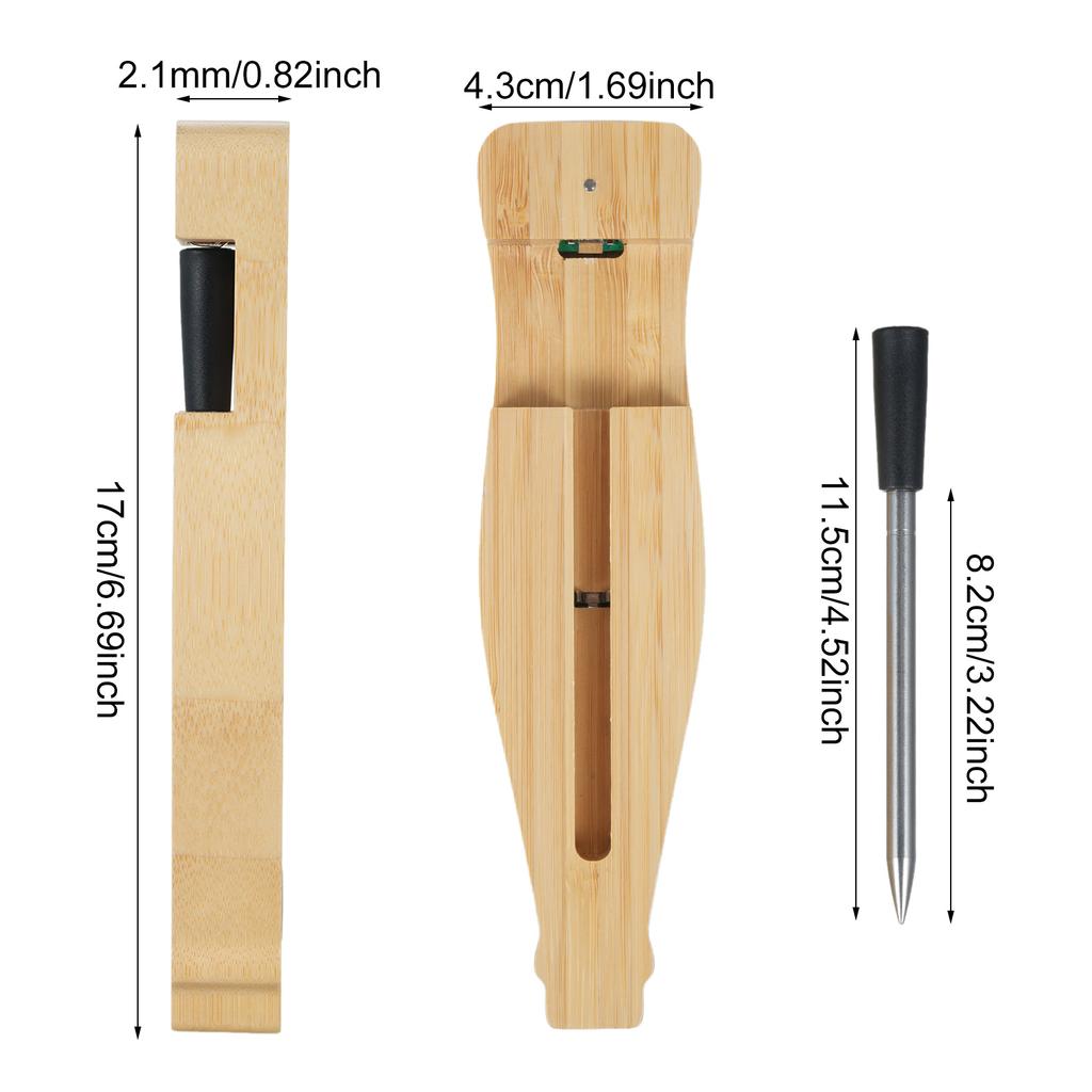 Meat Thermometer with BT 164ft Wireless Thermometer Smart Food Thermometer Temperature Gauge with