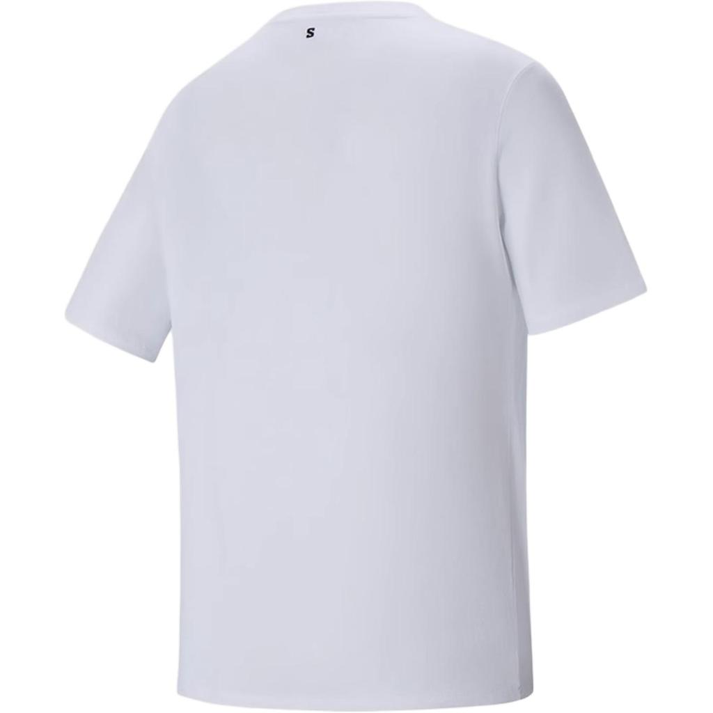 Salomon Letter Round Neck Pullover Short Sleeve T-Shirt Unisex T-Shirts White LC2249100
