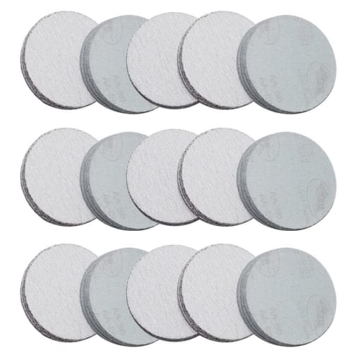 100mm Diameter Sandpaper, Disc Paper, Double Action, Magic Paper [50 Sheets], Available in 120#-1000# Grit, Round Sandpaper, 4"/100mm Diameter, White