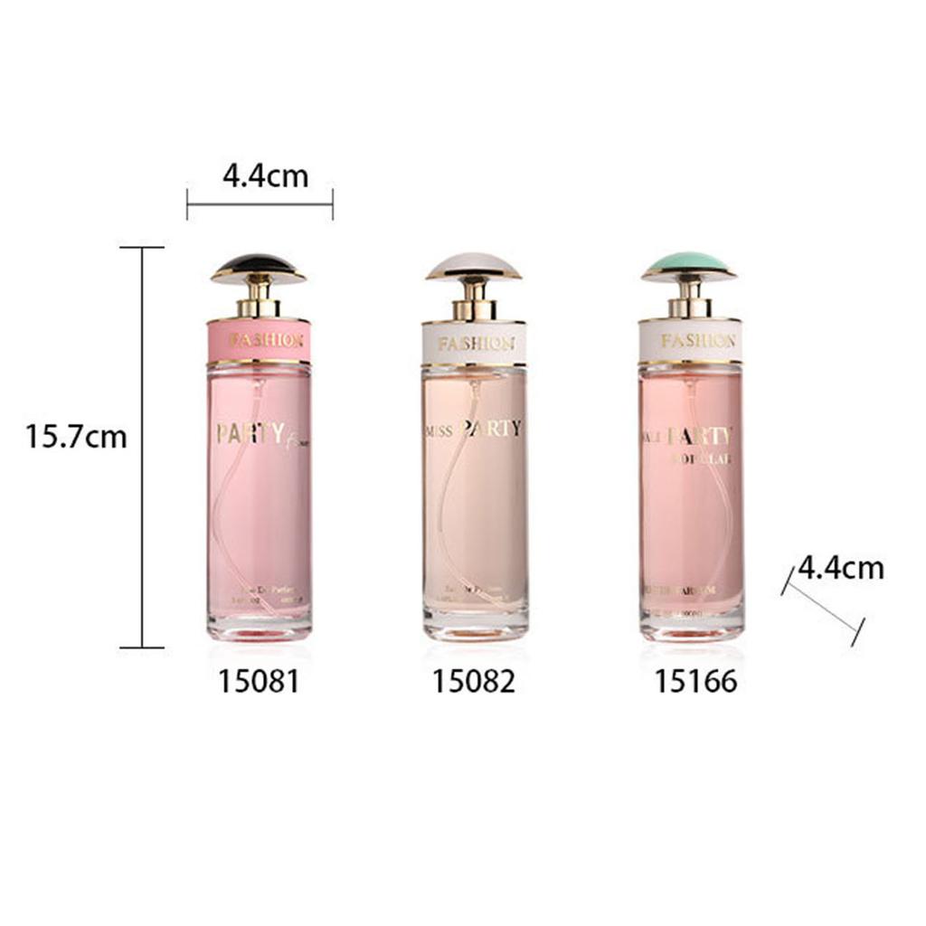 LOVALI 100ml Candy Perfume Transparent Glass Bottle Separate Nozzle Fine Spray Flower Fruit