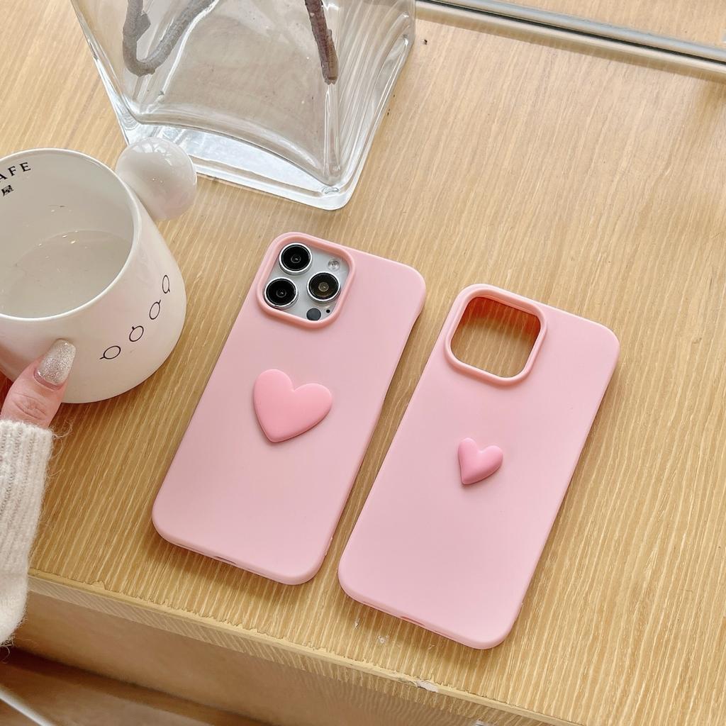 Applicable to Apple 16promax mobile phone case love pink iPhone15/14/13/12/11 all-inclusive anti-drop female